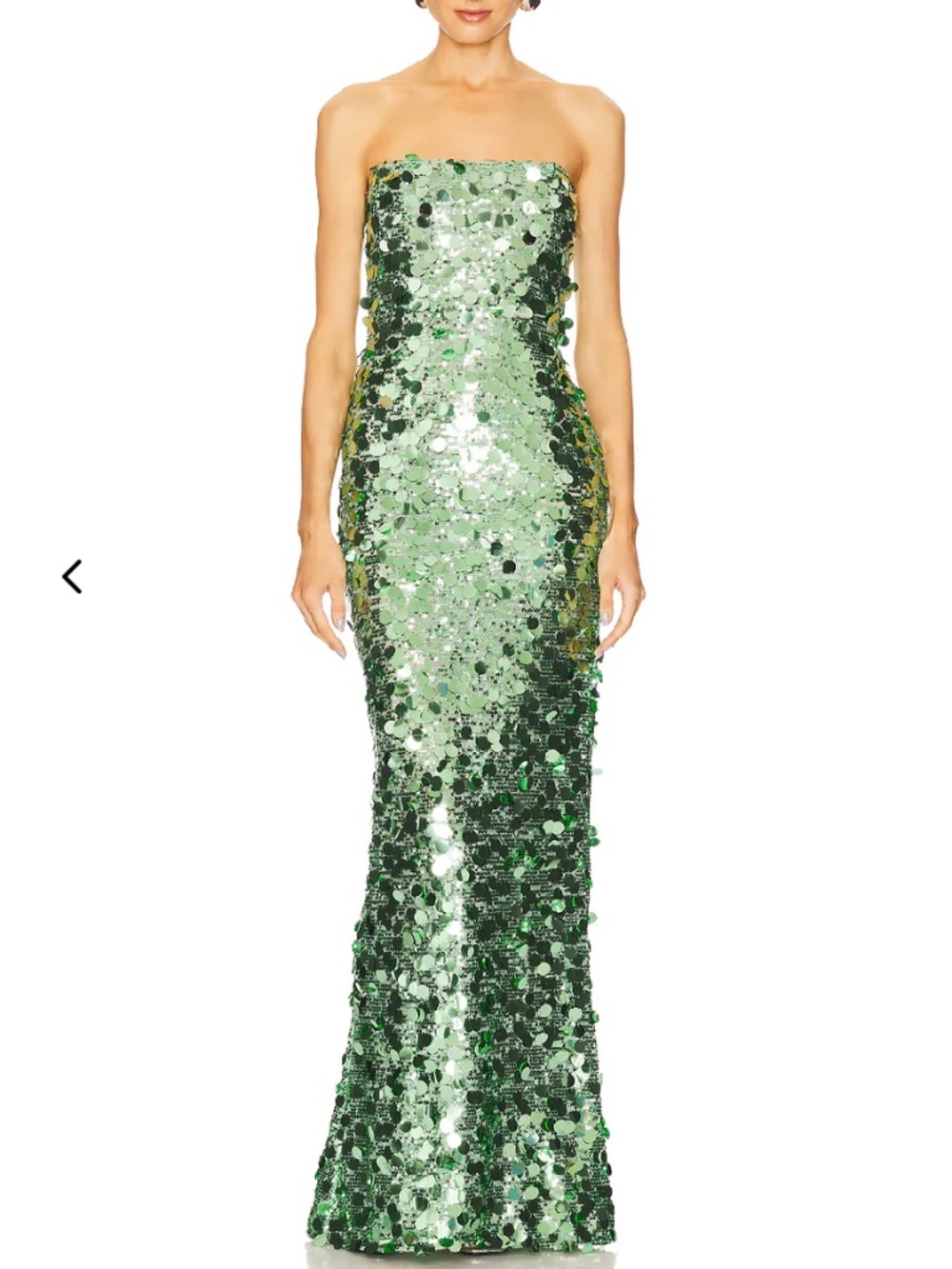 Bronx and Banco Strapless Farah Gown XS
